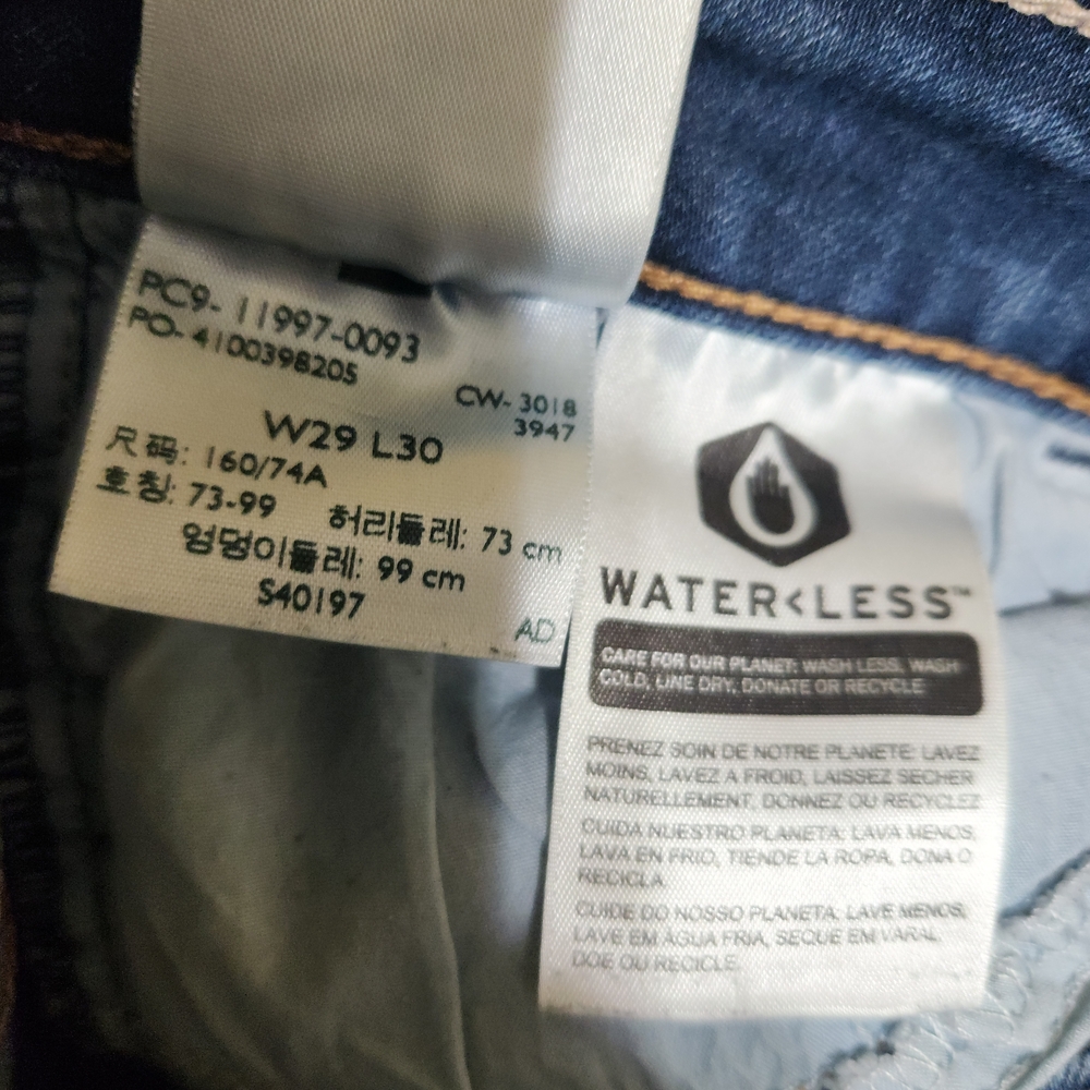 Levi's Dark Blue Women's Super Skinny Jeans. Size 29/30 - Picture 7 of 7
